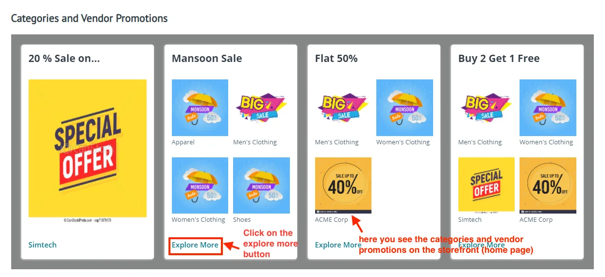 Category & Vendor promotions Addon — illustration 16