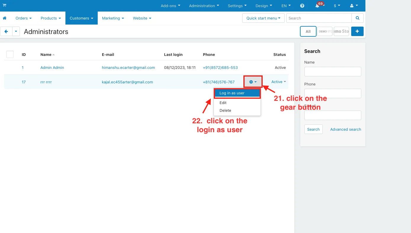 restricted report table in the SQL report builder ></figure>
<p><img alt=