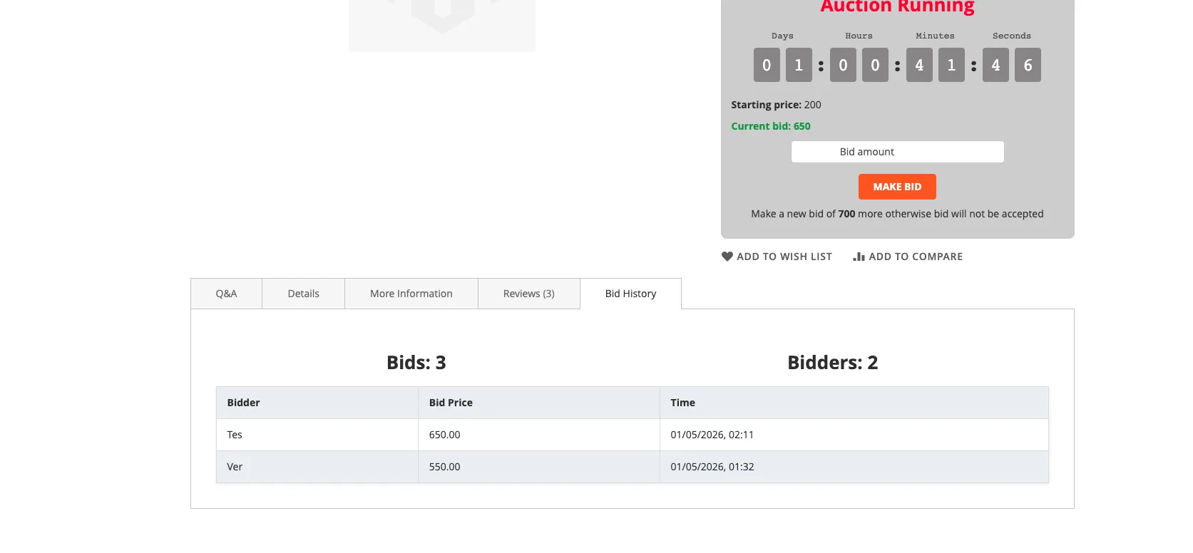 Magento Auction Extension: Live Product Bidding — illustration 17