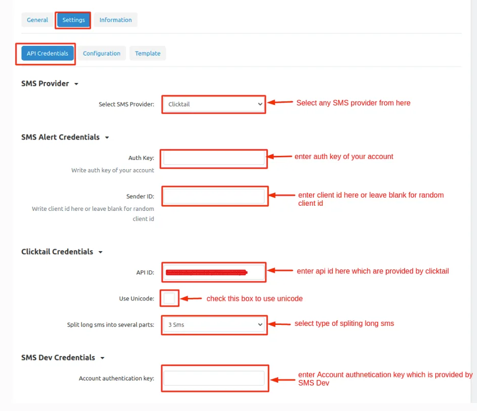 Extended SMS Notifications — illustration 1