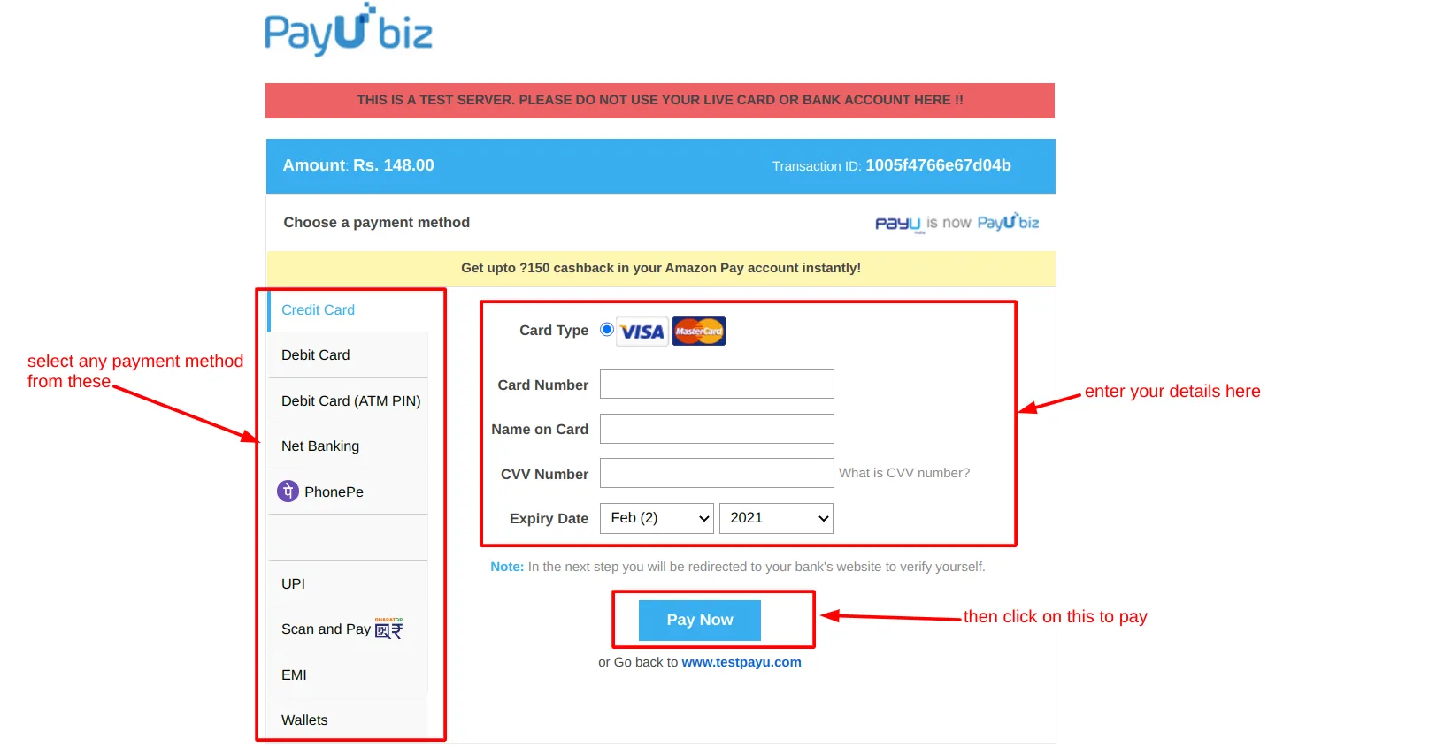 PayUMoney Payment Gateway — illustration 11