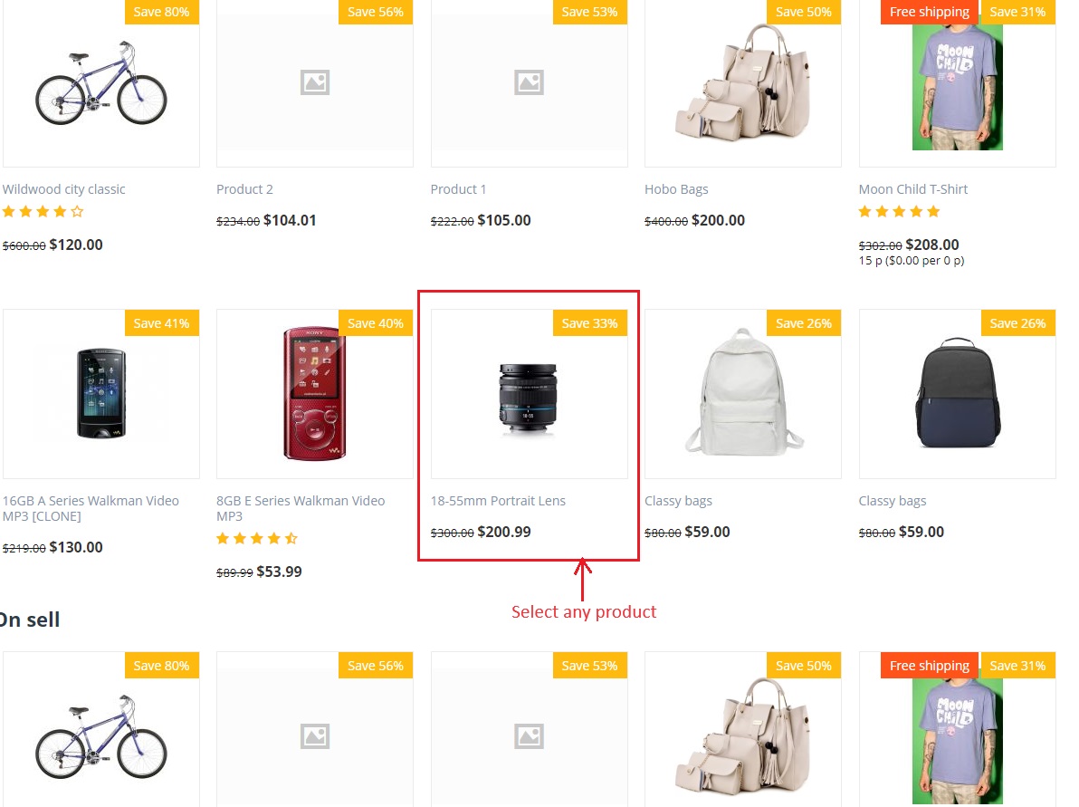 Customer can select any product><br></p>
<p><br></p>
<ul><li>Click on >><b> Add to cart</b></li><li>Press >> <b>Add Product to Quote</b> Button</li></ul>
<figure><img src=