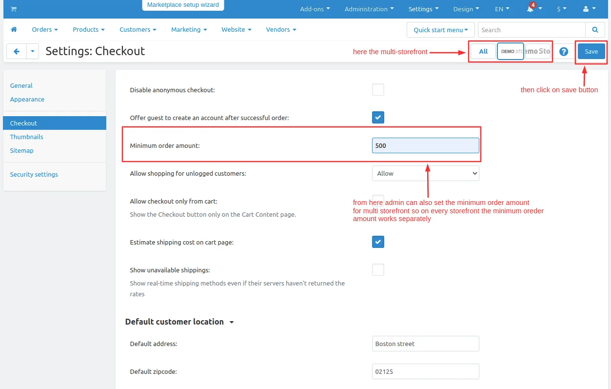 Vendor Minimum Order — illustration 6