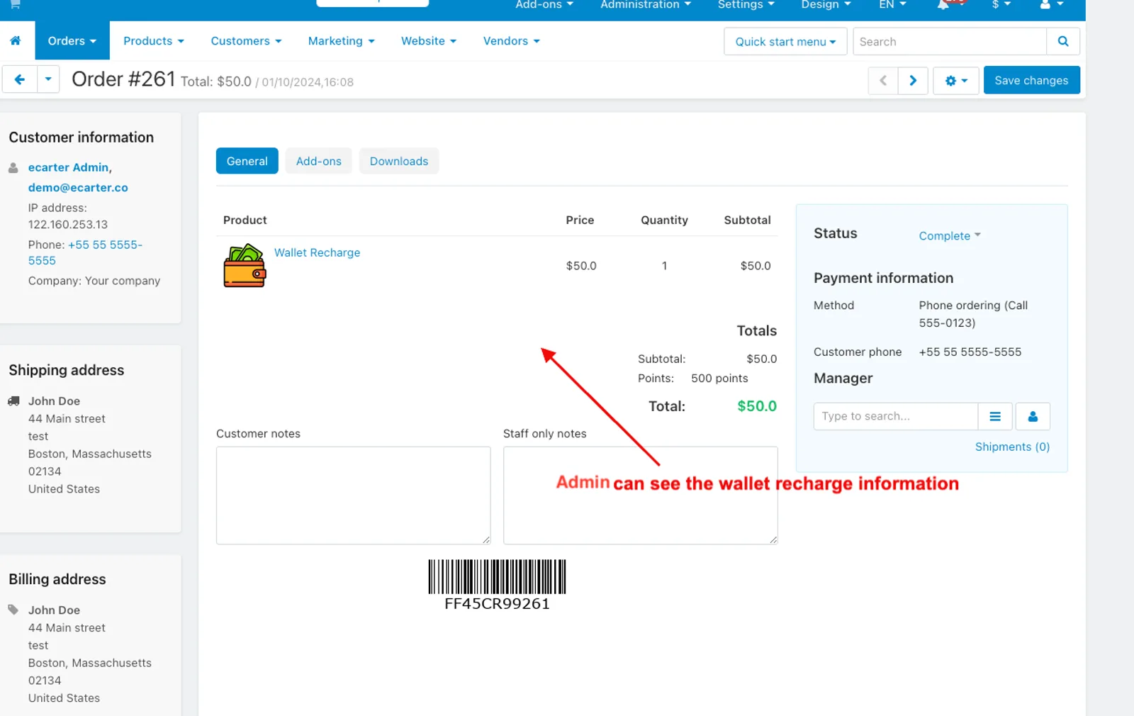 CS-Cart Wallet Add-on: Store Credit & Refunds — illustration 35