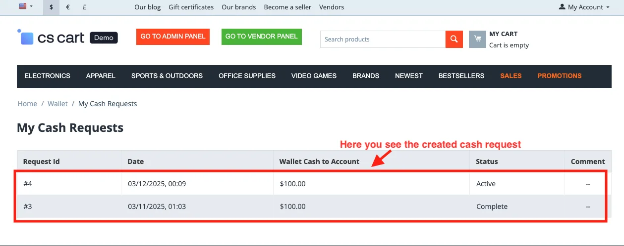 Transfer Wallet Cash to Account — illustration 13