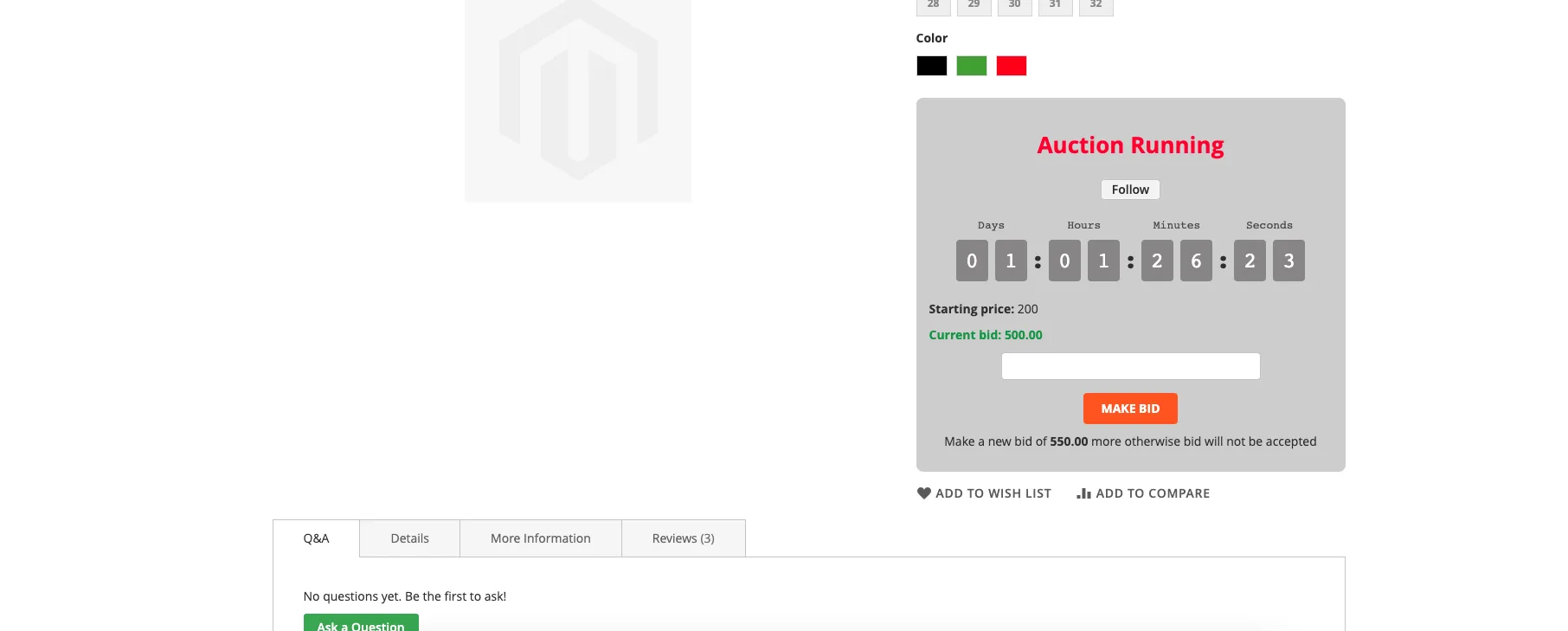 Magento Auction Extension: Live Product Bidding — illustration 14