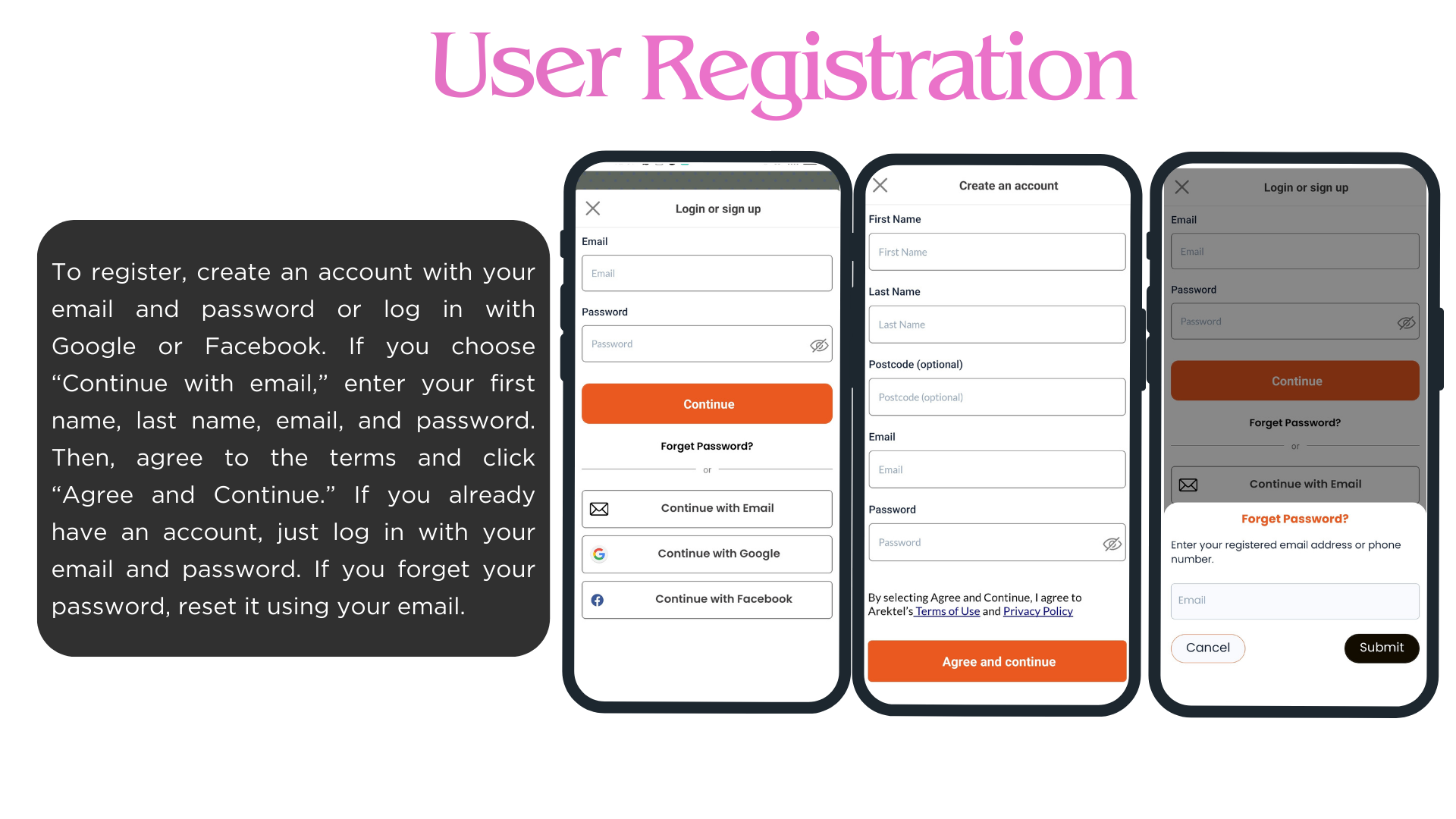Arektel App — app screen 5