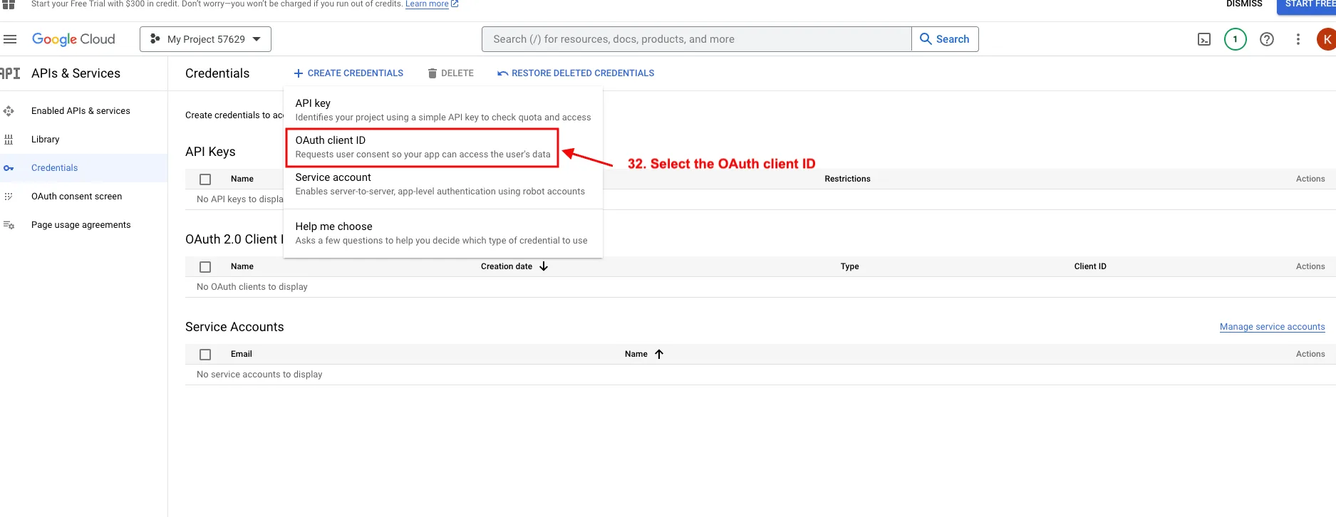 OAuth consent screen page2
