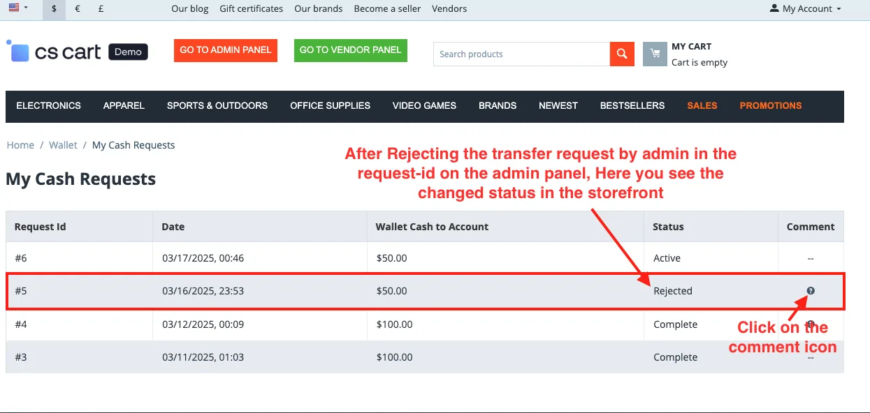 Transfer Wallet Cash to Account — illustration 23