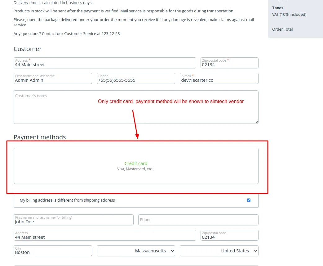 Vendor Wise Payment Method — illustration 10