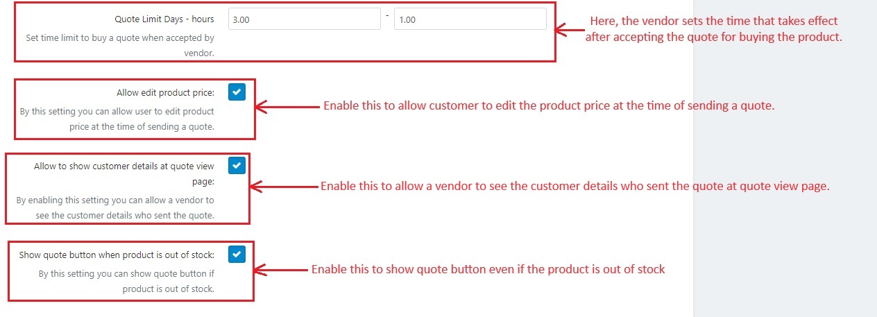 Settings explanation page 2