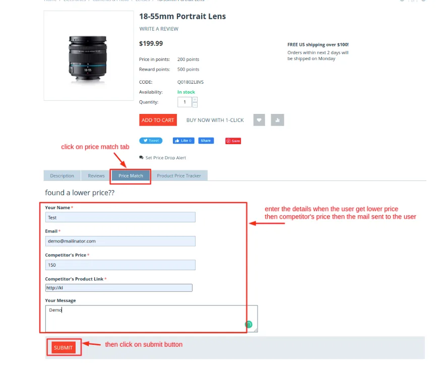 CS-Cart Price Tracker Add-on: Price-Drop Alerts — illustration 13