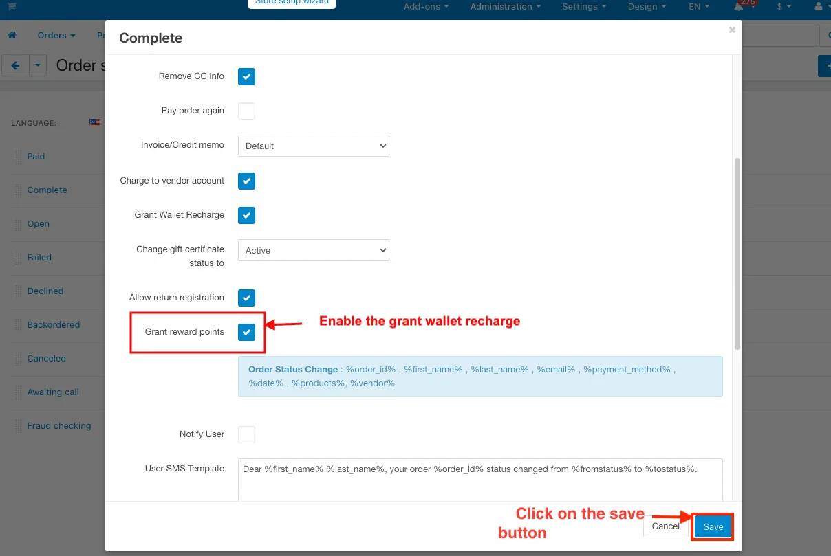 CS-Cart Wallet Add-on: Store Credit & Refunds — illustration 26