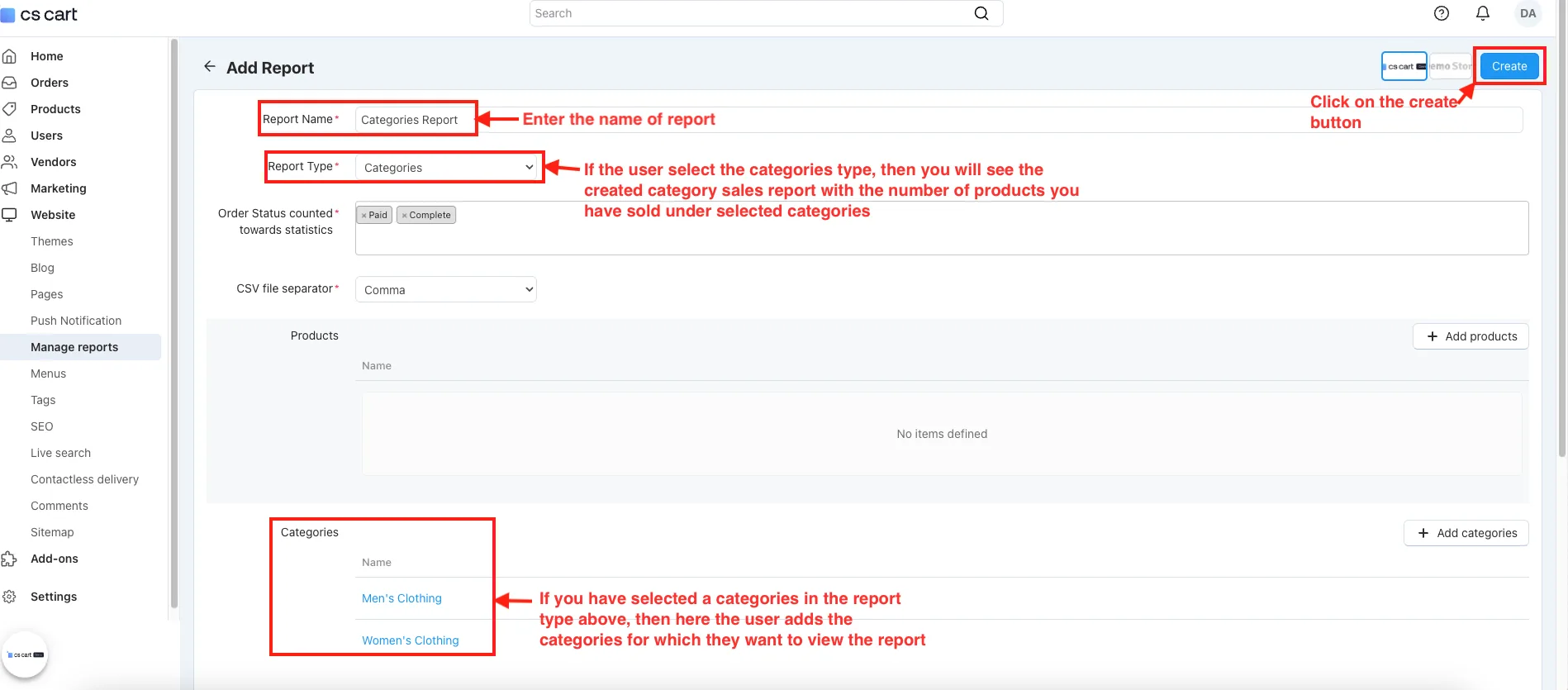 Sales Report and Manage Export — illustration 13