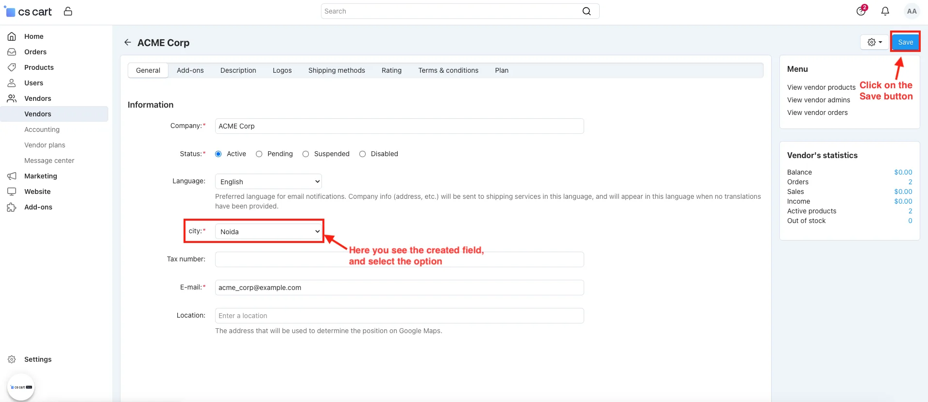 CS-Cart Vendor Filter Add-on: Shop by Seller — illustration 15