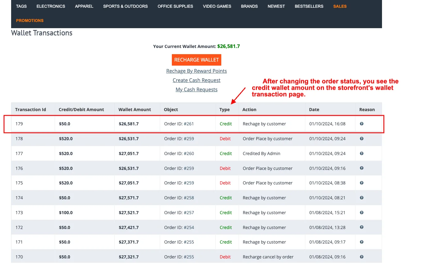 CS-Cart Wallet Add-on: Store Credit & Refunds — illustration 33
