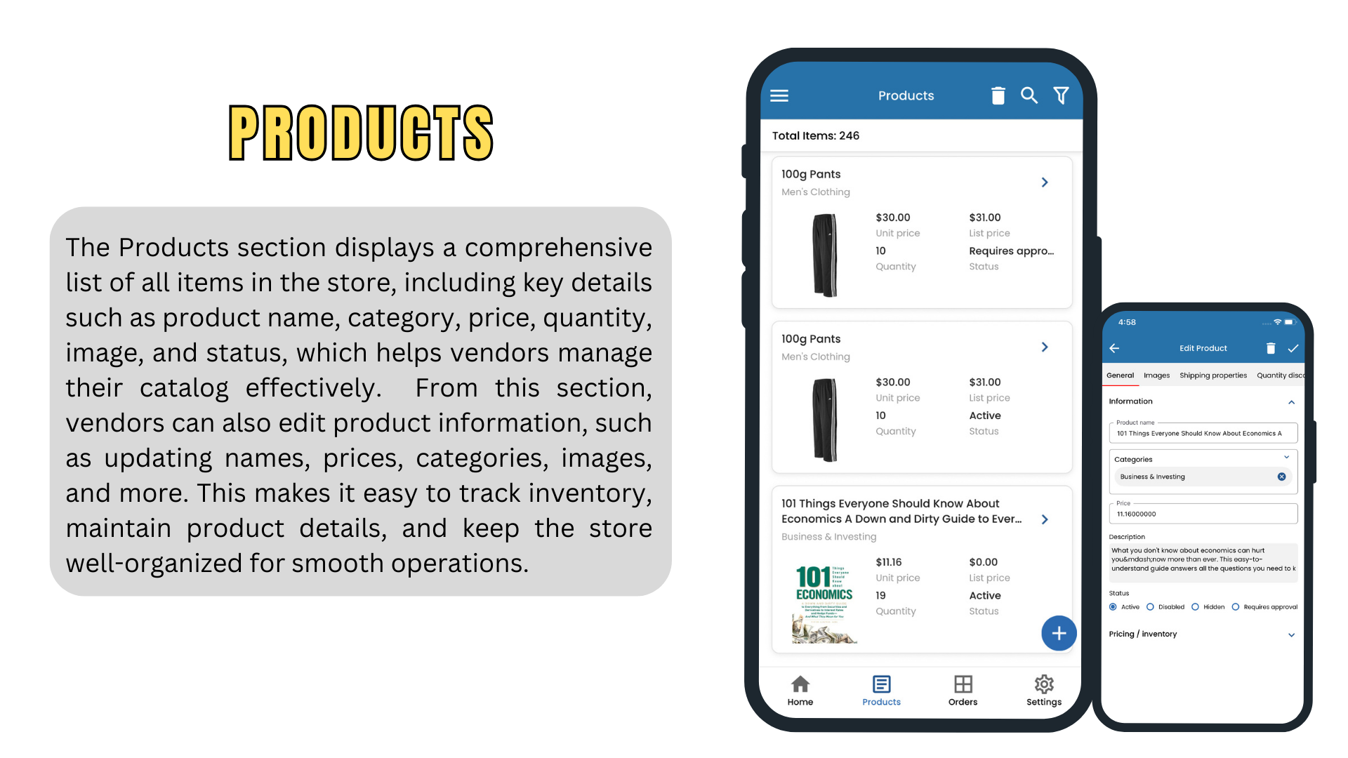 Vendor App — app screen 9