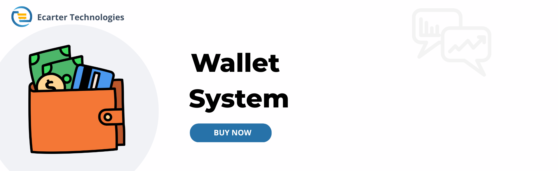 Wallet system banner