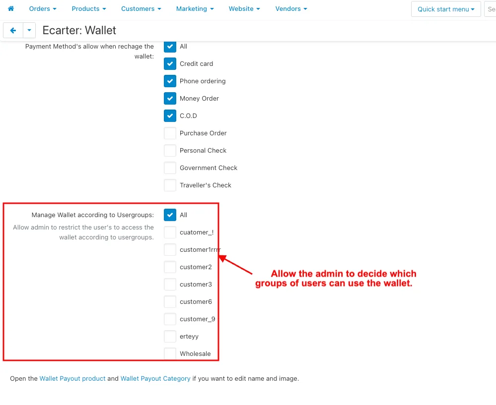 CS-Cart Wallet Add-on: Store Credit & Refunds — illustration 14