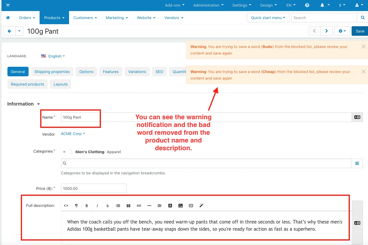 Word’s Blocker Addon — illustration 11