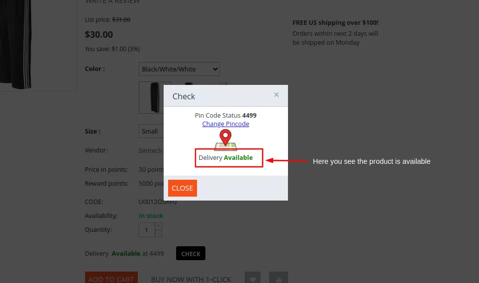 status available page