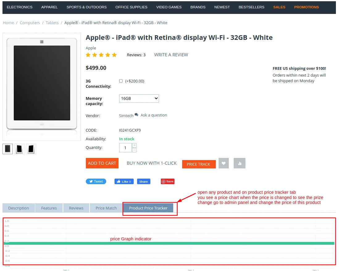 CS-Cart Price Tracker Add-on: Price-Drop Alerts — illustration 6