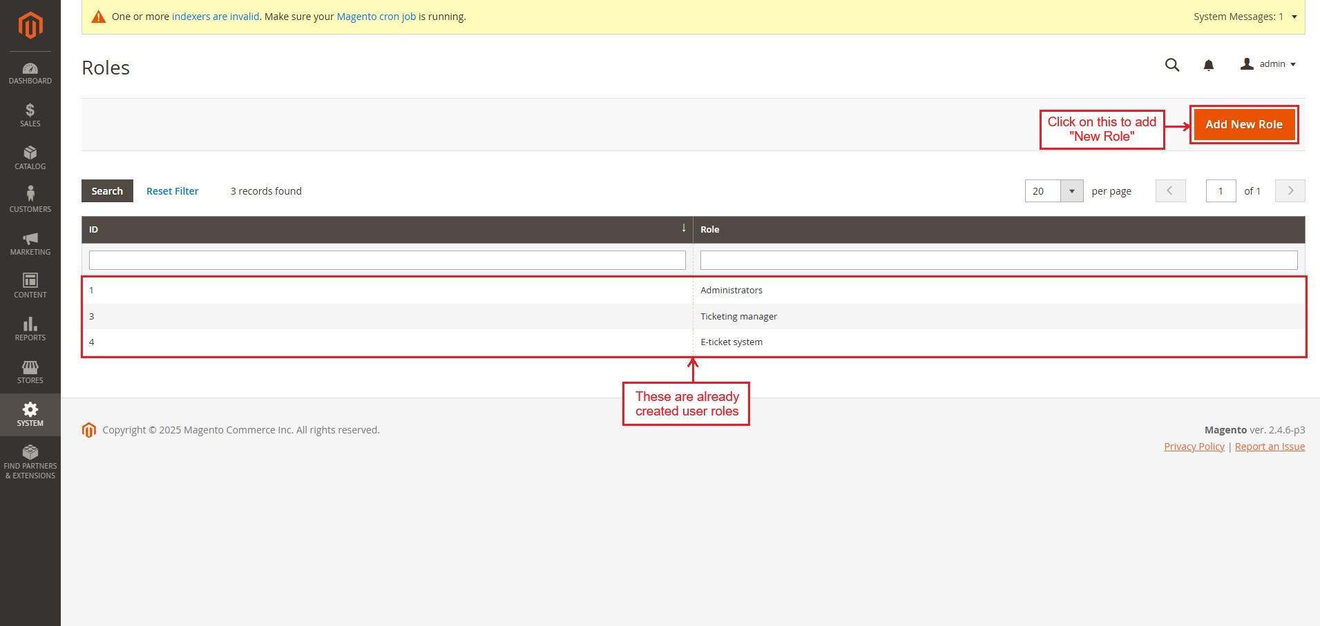 Manage support ticket pages