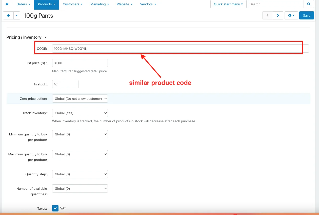 product page 15