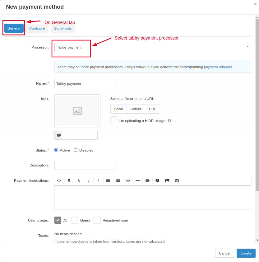 New payment method