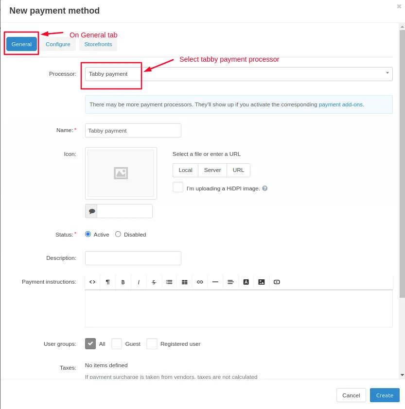 New payment method