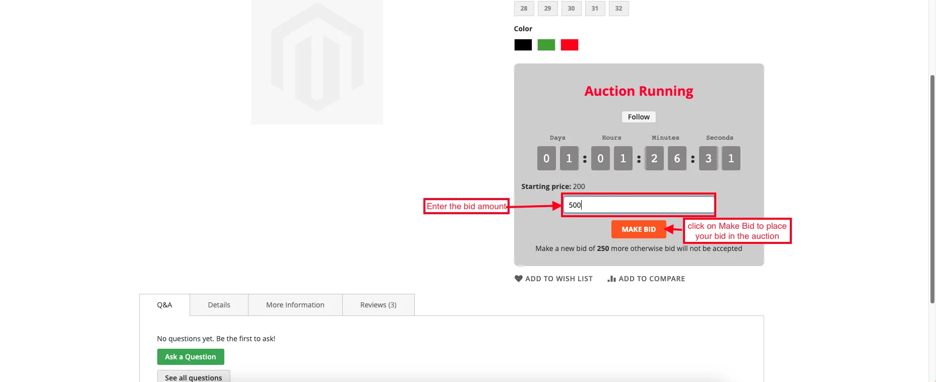 Magento Auction Extension: Live Product Bidding — illustration 12