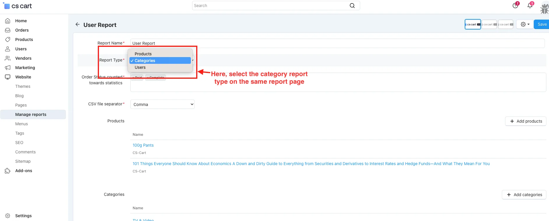 Sales Report and Manage Export — illustration 26