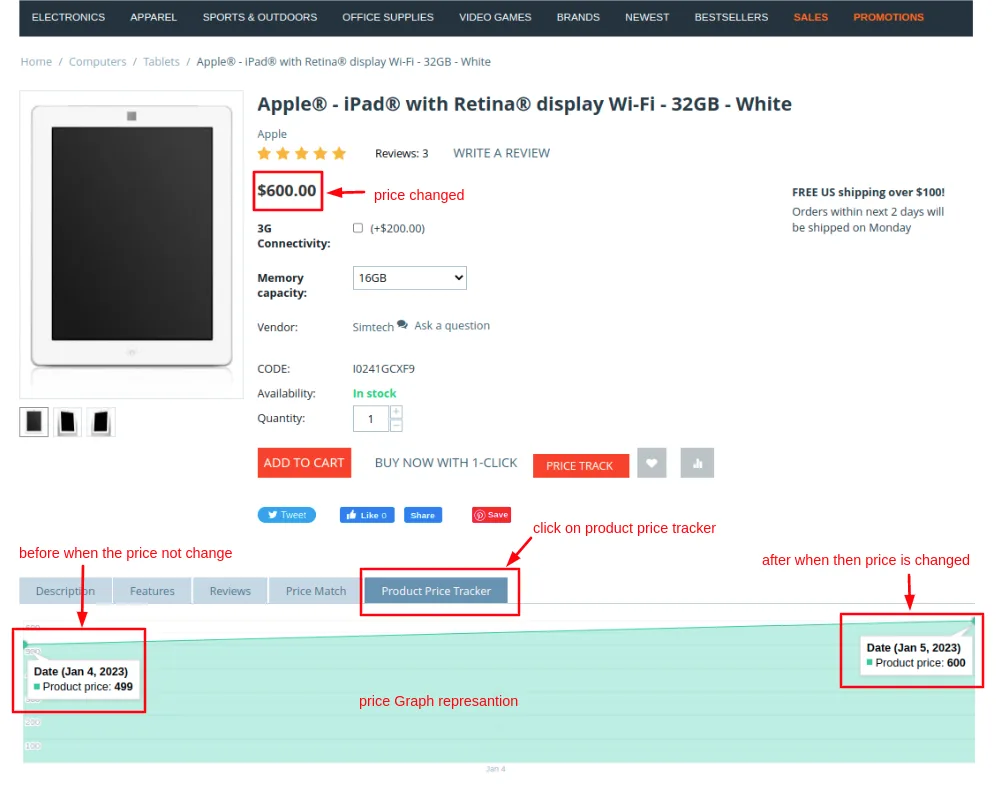 CS-Cart Price Tracker Add-on: Price-Drop Alerts — illustration 7