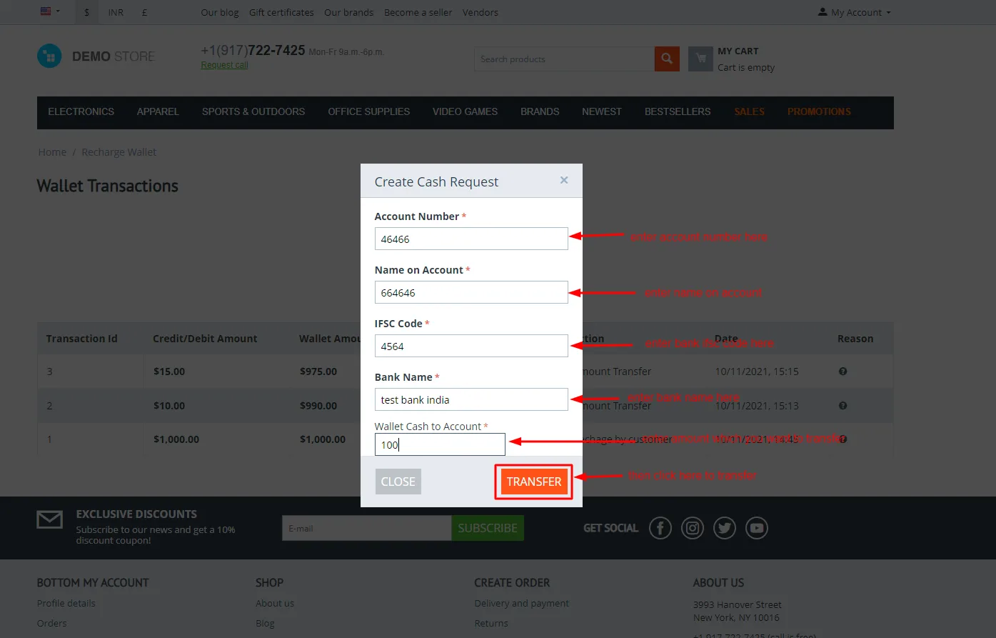 CS-Cart Wallet Add-on: Store Credit & Refunds — illustration 10