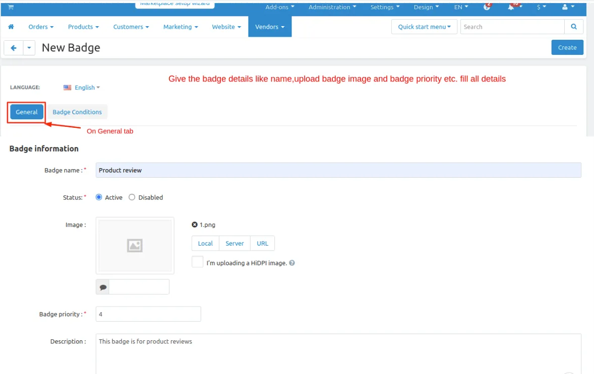 CS-Cart Vendor Badges Add-on: Seller Trust — illustration 5
