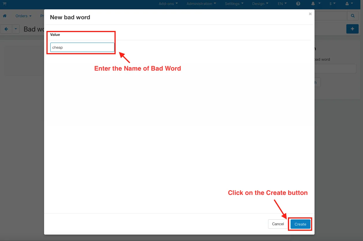 Word’s Blocker Addon — illustration 6