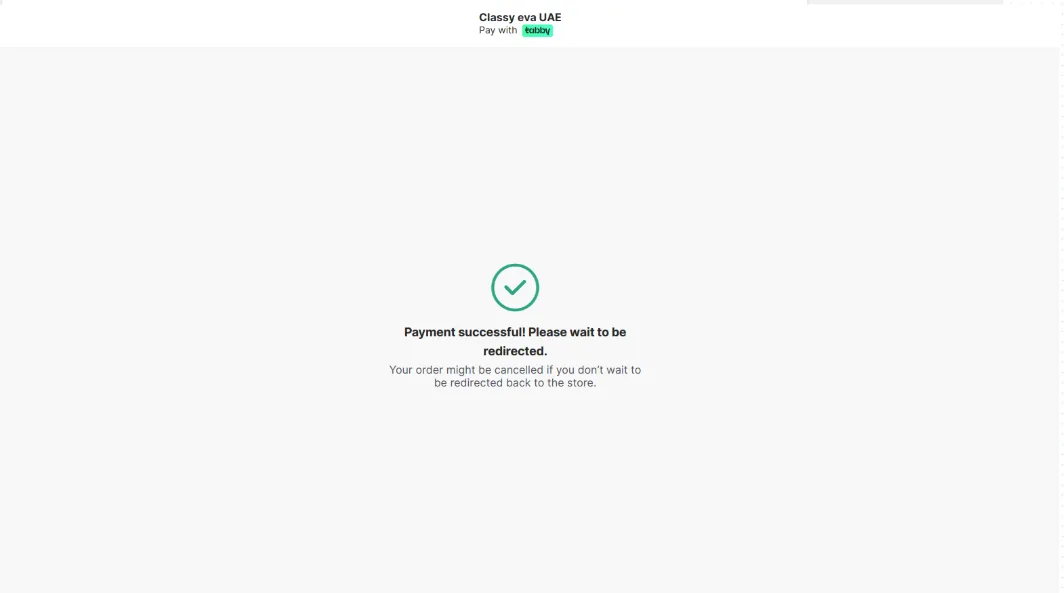 Payment successful page