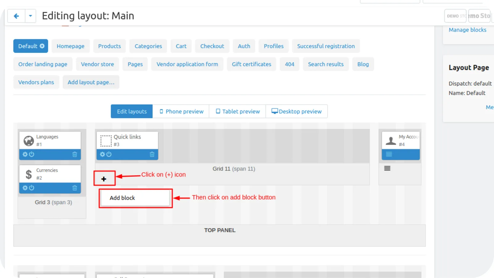 CS-Cart Back to Top Add-on: Scroll Button — illustration 7