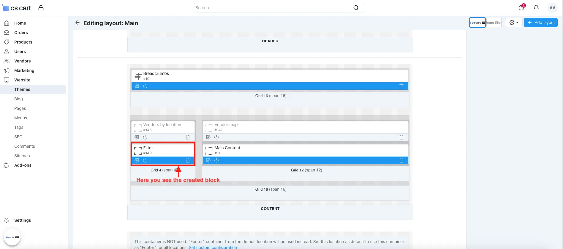 CS-Cart Vendor Filter Add-on: Shop by Seller — illustration 8
