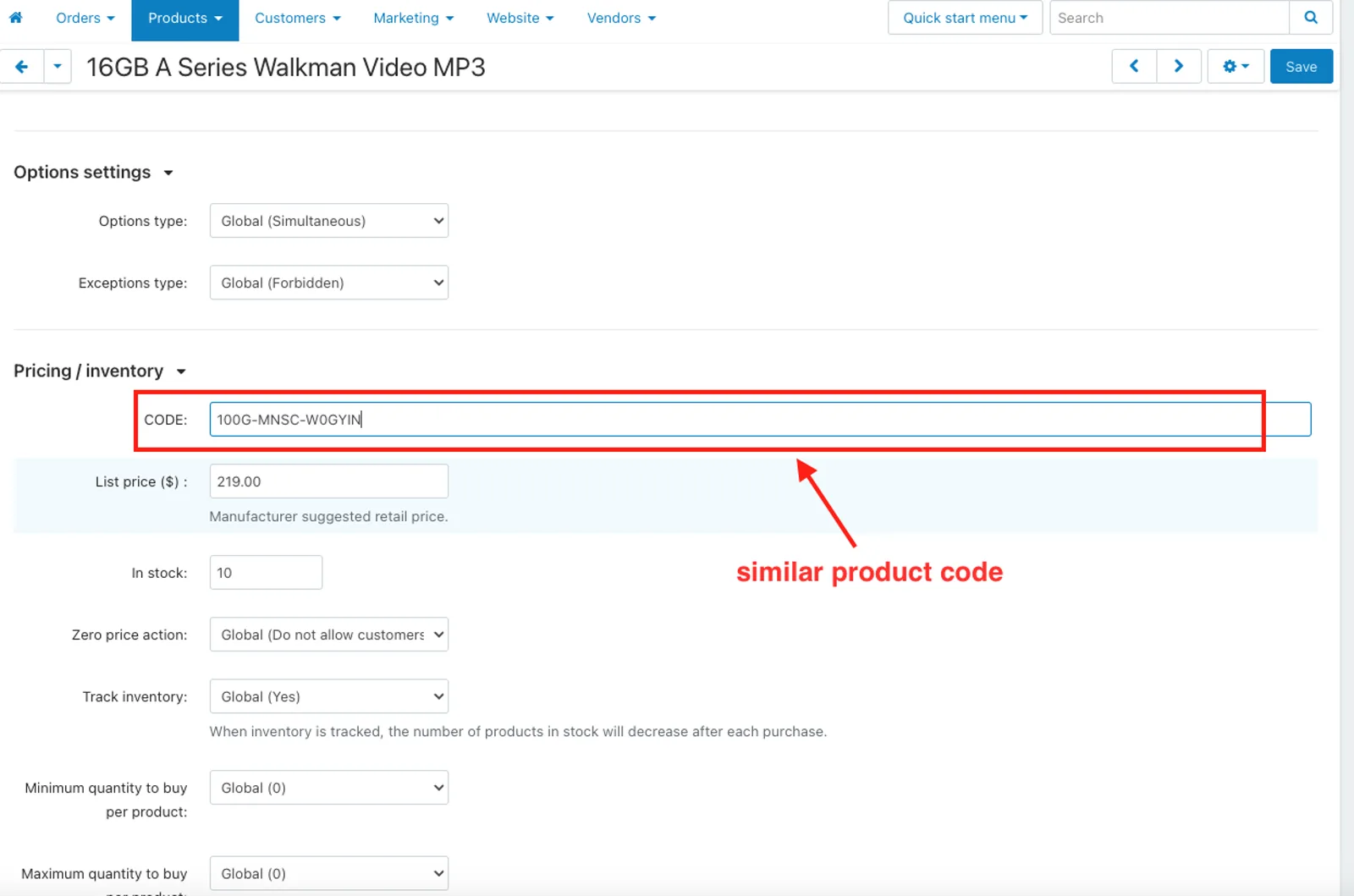 product page 17