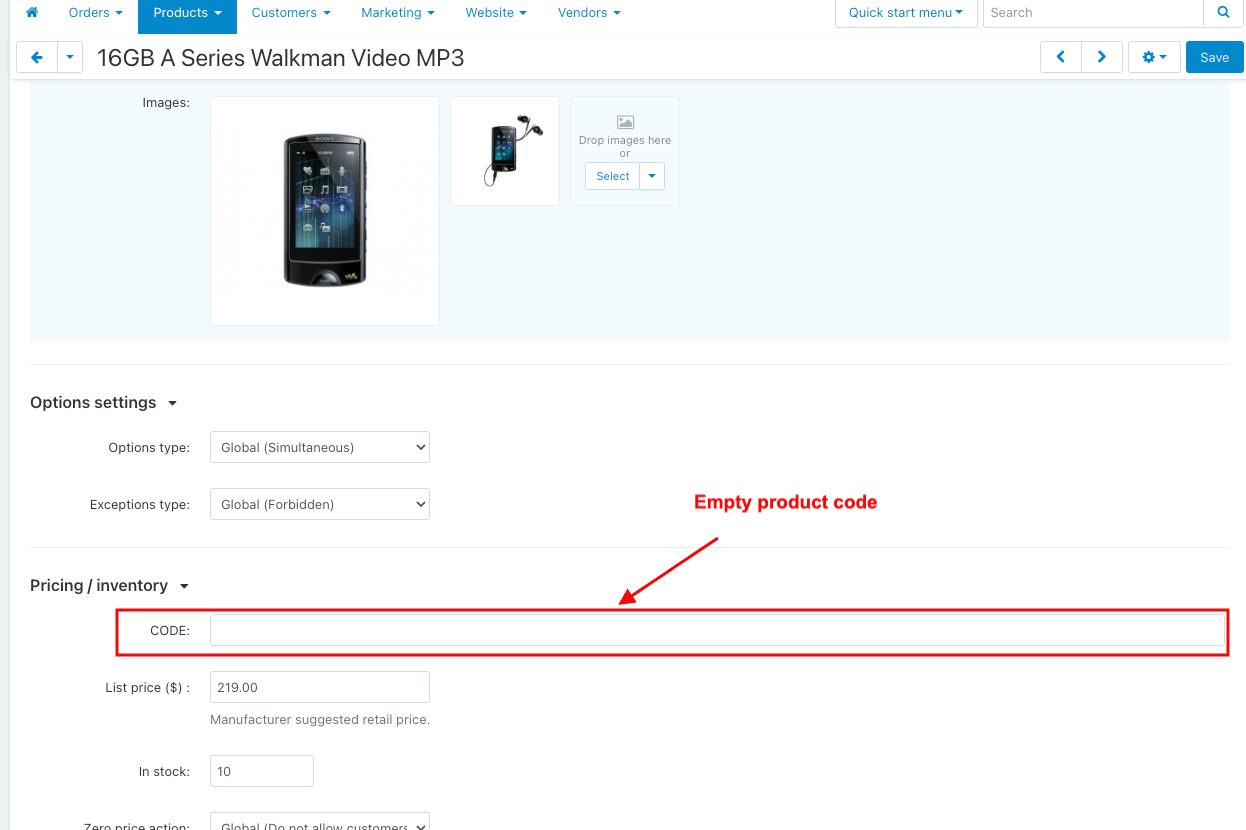 product page 14