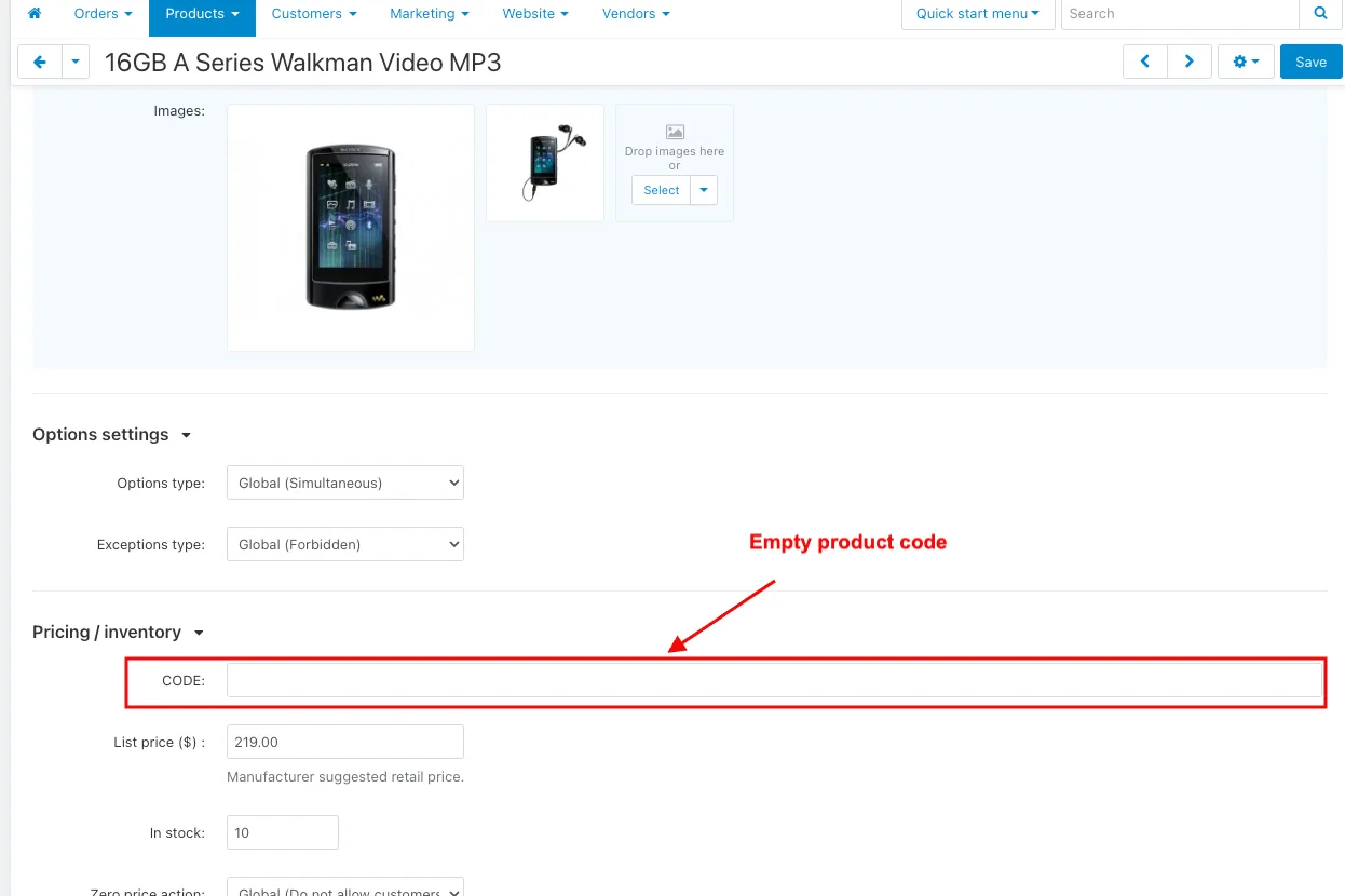 product page 14