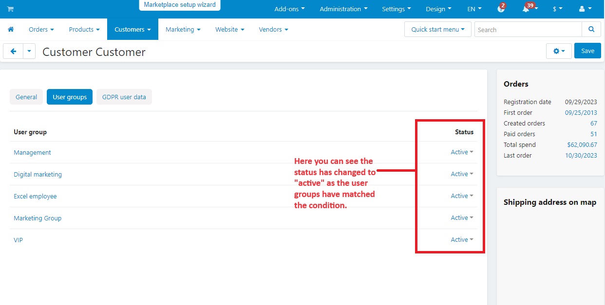 Changed status from available to active