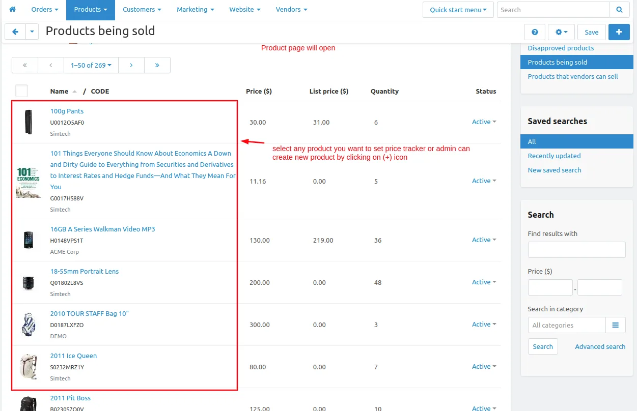 CS-Cart Price Tracker Add-on: Price-Drop Alerts — illustration 4