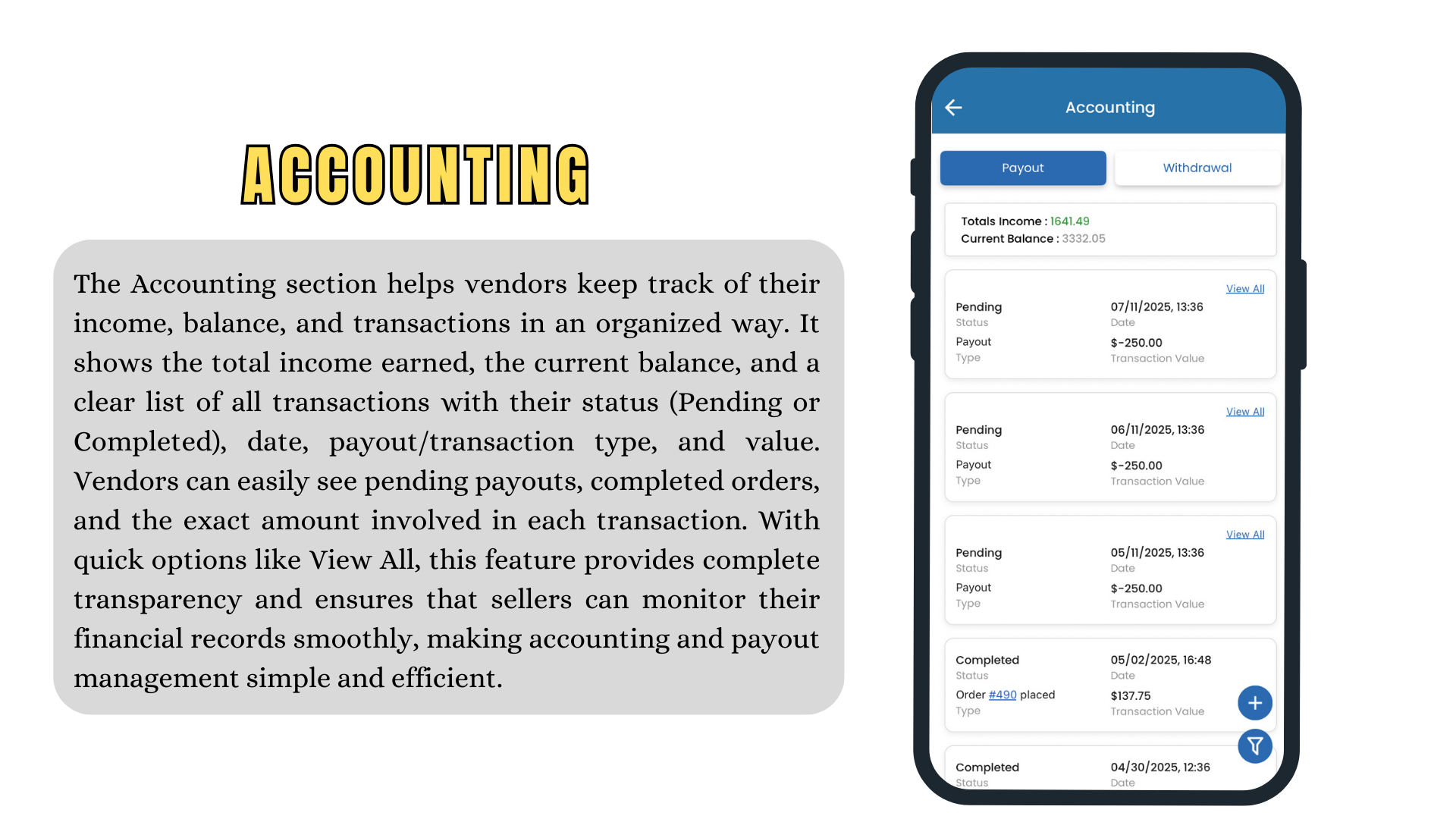 Vendor App — app screen 19