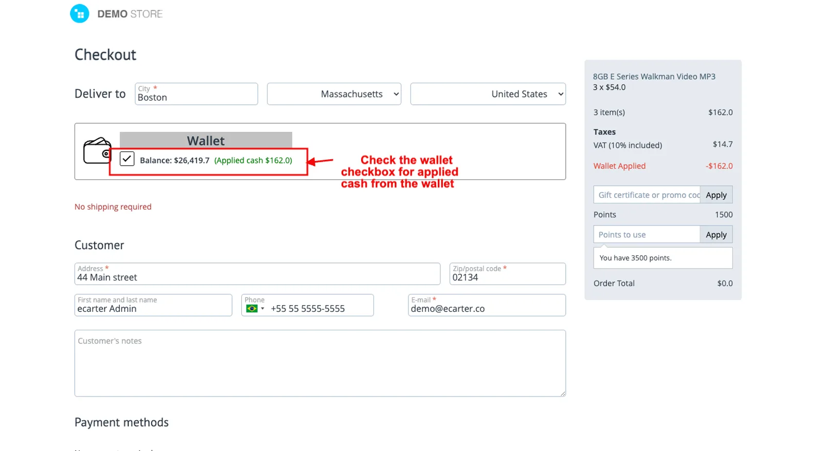 CS-Cart Wallet Add-on: Store Credit & Refunds — illustration 39