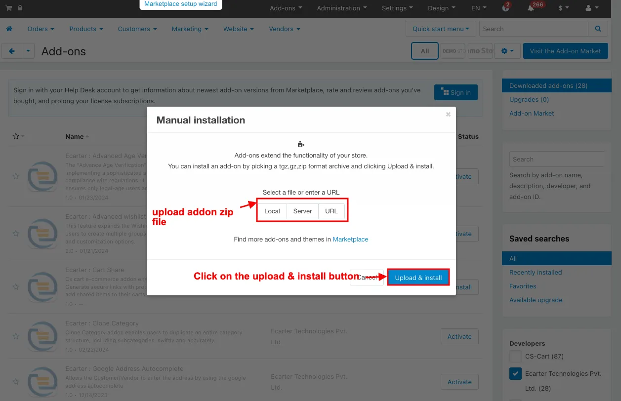 How to Install Addon — illustration 1