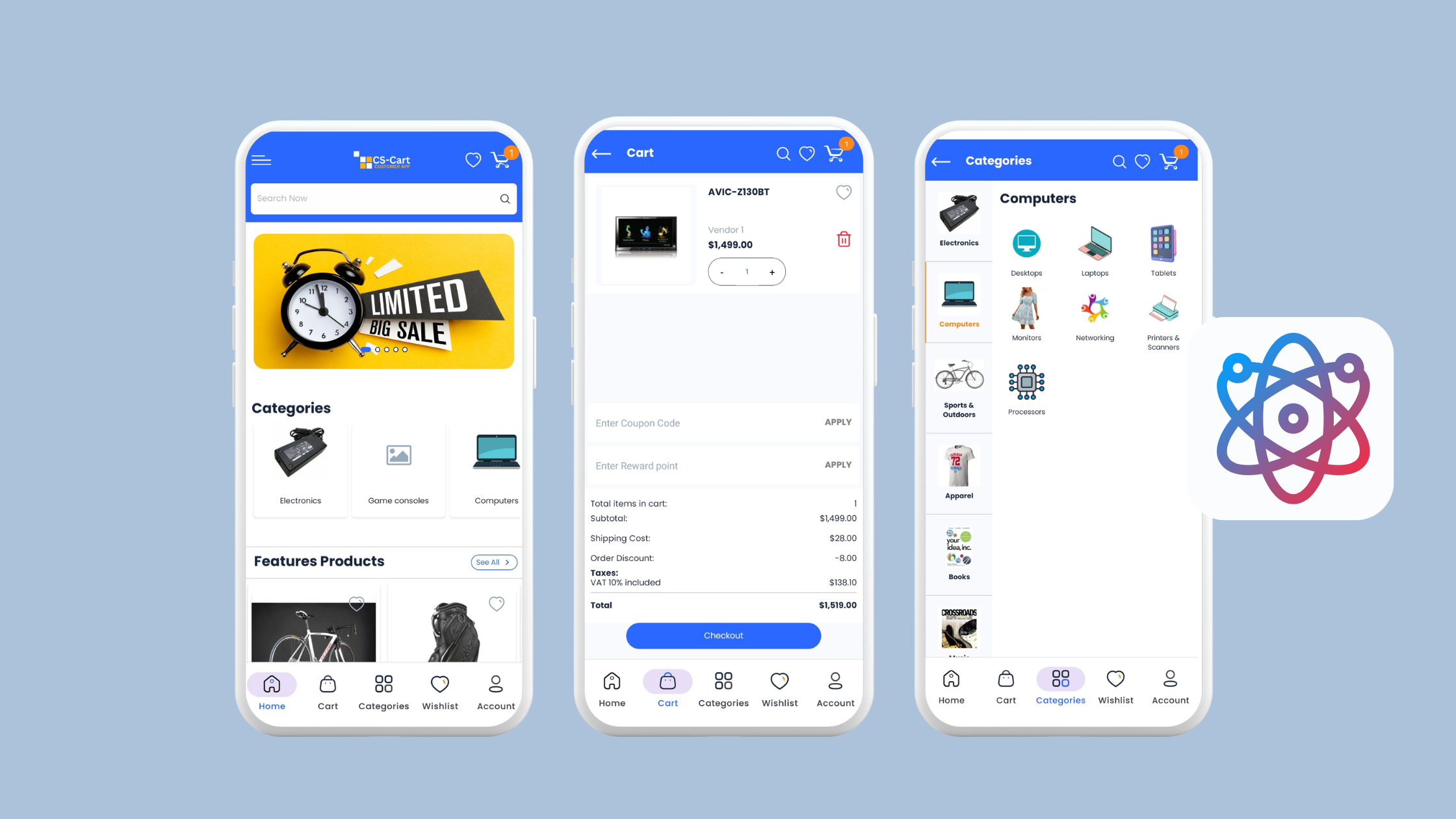 Customer eCommerce application