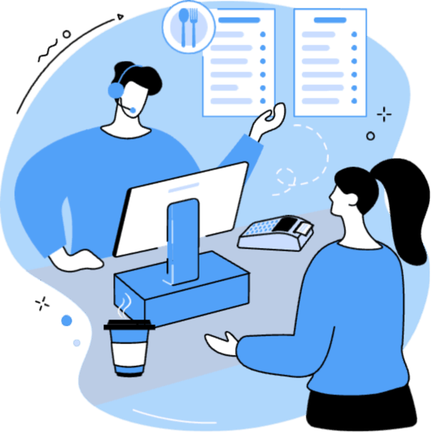 Customer and loyalty data at the counter